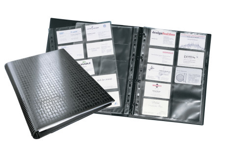 [DUR-240901] Visitekaartringmap Durable Visifix Centium 400 A4 zwart