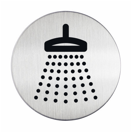 [DUR-493823] Pictogram Durable Douche Ø83mm zilver