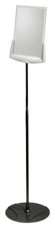 [DUR-558957] Vloerstandaard Durable Sherpa Infobase Telescope 66-114cm antraciet/grijs