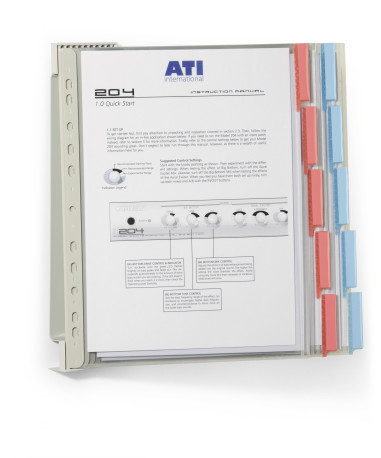 [DUR-569100] Zichtpanelensysteem Durable Function Wall 10 assorti