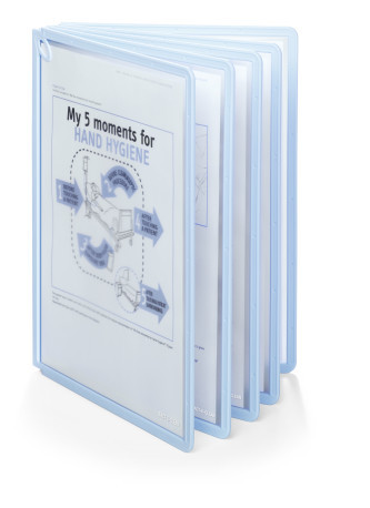 [DUR-591306] Zichtpaneel Durable Sherpa Panel Bact-O-Clean A4 blauw (5)