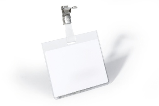 [DUR-800319] Badge Durable 60x90mm met klem (25)(D800319)