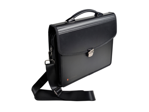 [EXA-55734E] Koffer Exacompta Exatravel PP 31x40cm met riem zwart