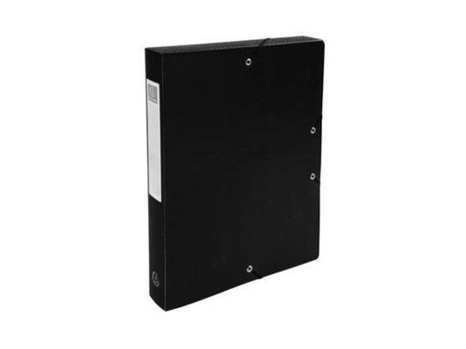 [EXA-59781E] Elastobox Exacompta PP A4 rug 40mm zwart