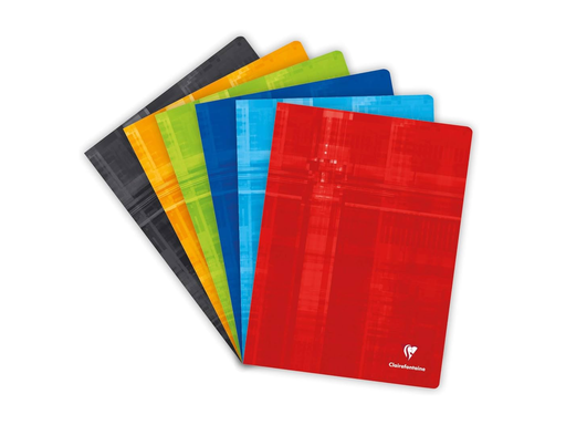 [EXA-63362C] Schrift Clairefontaine Metric karton A4+ 24x32cm 96blz zonder kantlijn geruit 5mm assorti