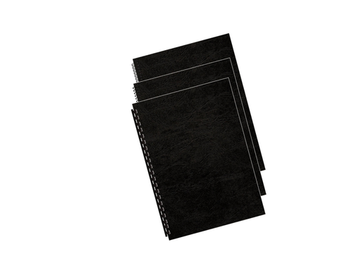 [FEL-5374401] Dekblad leatherlook DIN A3 250gr zwart (100)
