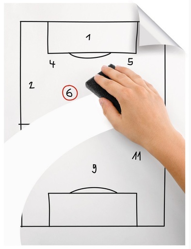 [LM-159100] Whiteboardfolie Legamaster Magic-Chart 60x80cm blanco 25vel