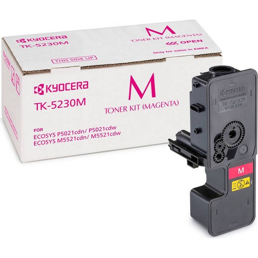 [KYO-TK5230M] Toner Kyocera Color Laser TK-5230 ECOSYS M5521cdn 2.200 pag. MAG