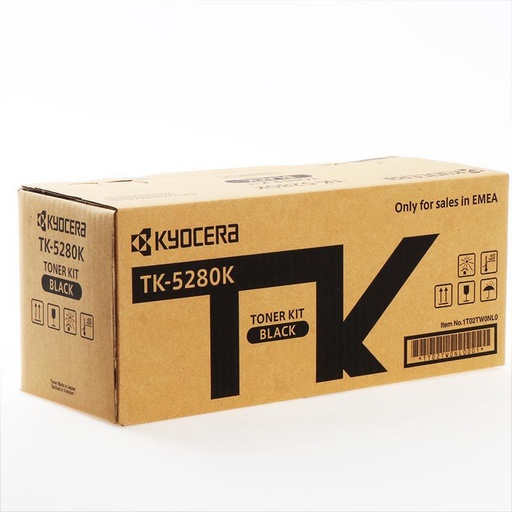 [KYO-TK5280K] Toner Kyocera Color Laser TK-5280 ECOSYS M6235cidn 13.000 pag. BK