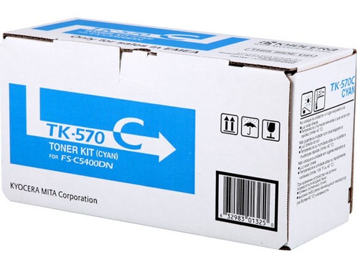[KYO-TK570C] Toner Kyocera Color Laser TK-570 ECOSYS P7035cdn 12.000 pag. CY