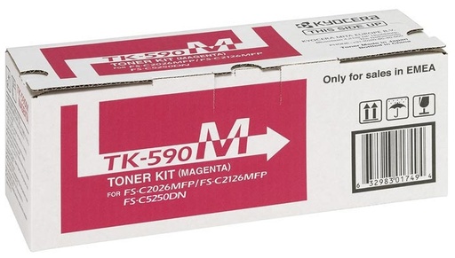 [KYO-TK590M] Toner Kyocera Color Laser TK-590 FS-C2026MFP 5.000 pag. MAG