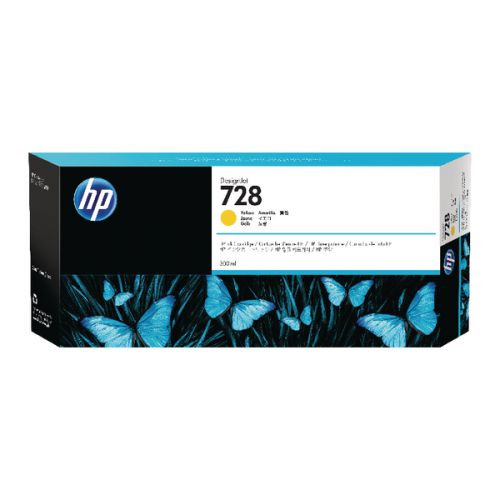 [HP-HPF9K15A] Cartridge HP Inkjet 728 DesignJet T730 300ml YELLOW
