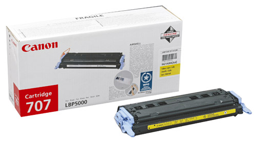 [CAN-707Y] Toner Canon Color Laser 707 i-SENSYS LBP5000 2.000 pag. YEL