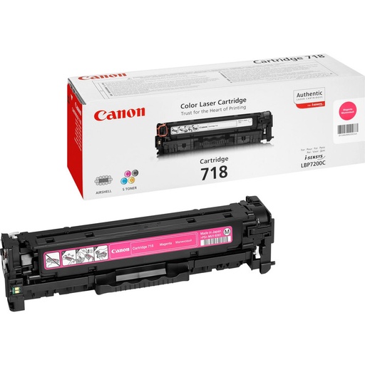 [CAN-718M] Toner Canon Color Laser 718 ImageCLASS LBP7200CDN 2.900 pag. MAG
