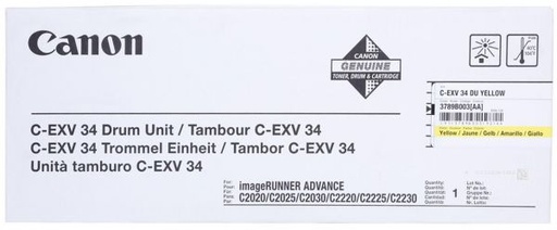 [CAN-C-EXV34YEL-DR] Drum Canon Color Laser C-EXV 34 imageRUNNER ADVANCE C2020i 36.000 pag. YEL