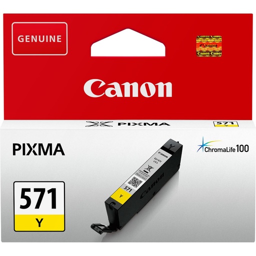 [CAN-CLI-571Y] Cartridge Canon Inkjet CLI-571 PIXMA MG5750 161 pag. YEL