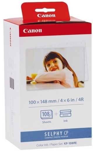 [FOT-KP-108IN] Fotopapier Canon KP-108IN 10x15cm +TTR (3) 3115B001 (108)