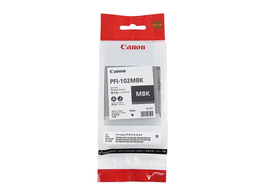 [CAN-PFI-102MBK] Cartridge Canon Inkjet PFI-102 imagePROGRAF iPF500 130ml MATT BK