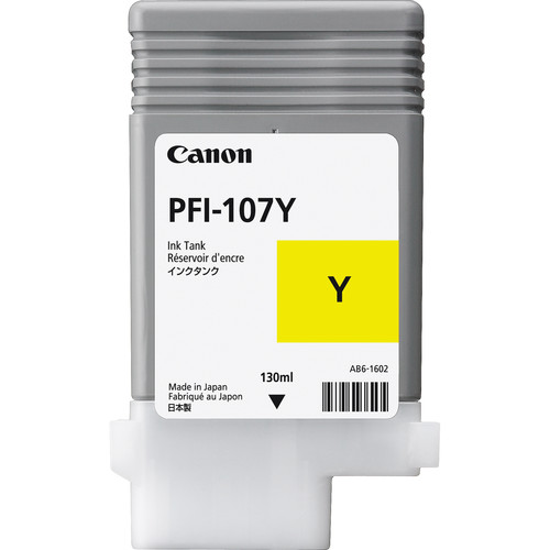 [CAN-PFI-107Y] Cartridge Canon Inkjet PFI-107 imagePROGRAF iPF670 130ml YEL1,3