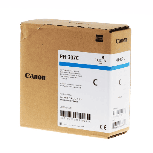 [CAN-PFI-307C] Cartridge Canon Inkjet PFI-307 imagePROGRAF iPF830 330ml CY
