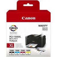 [CAN-PGI-1500XLVALBP] Cartridge Canon Inkjet PGI-1500XL MAXIFY VALUE PACK BK/C/Y/M