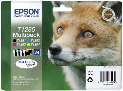 [EPS-T128540] Cartridge Epson Inkjet T1285 Stylus S22