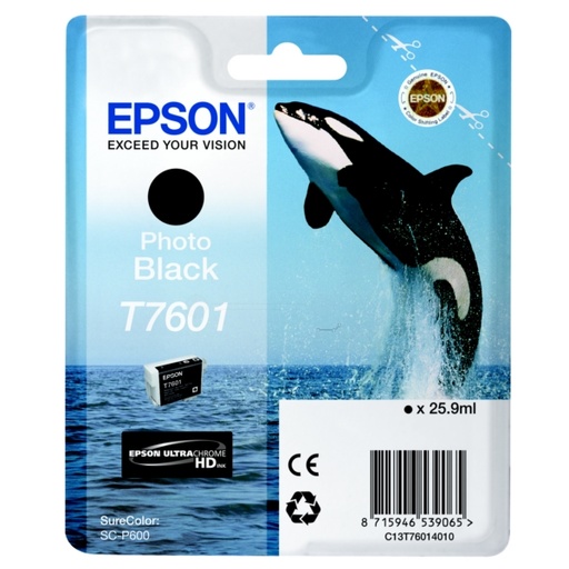 [EPS-T760140] Cartridge Epson Inkjet T7601 SureColor P600 25,9ml PHOTO BK