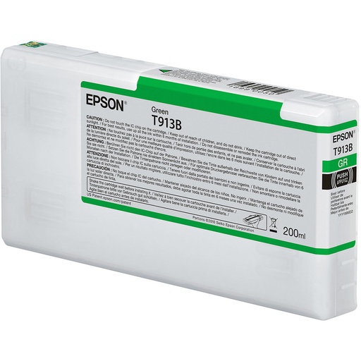 [EPS-T913B00] Cartridge Epson Inkjet T913B SureColor P5000 200ml GREEN