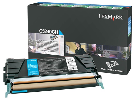 [LEX-C5240CH] Toner Lexmark Color Laser C5240CH C524 5.000 pag. CY