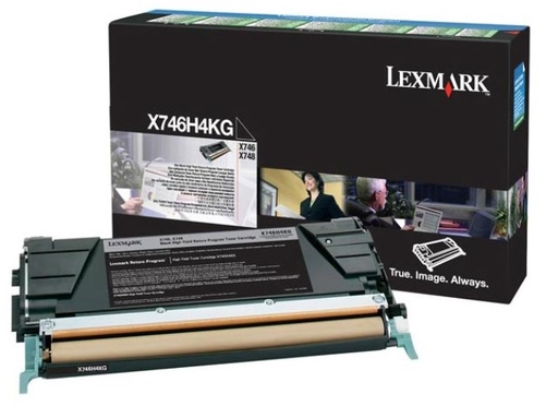 [LEX-X746H1KG] Toner Lexmark Color Laser X746H1KG X746de 12.000 pag. BK