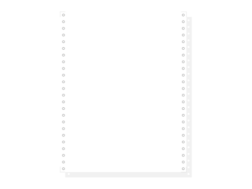 [KET-62522] Blanco ft.12"x240 2-voud 56gr afscheurbare pinfeed ncr wit (1000)