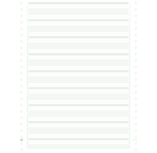 [KET-66311] Listing ft.11"x380 enkelvoud 70gr vaste boorden groen (2000)