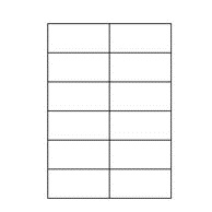[ETI-32700048] Etiketten Etipage 12 etik/bl 105x49,5mm 500bl/d