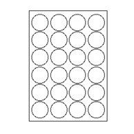[ETI-31800118] Etiketten Etipage 24 etik/bl Ø45mm 100bl/d glanzend wit