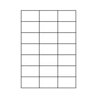 [ETI-32700046] Etiketten Etipage 21 etik/bl 70x42,3mm 500bl/d