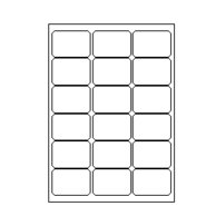 [ETI-31800005] Etiketten Etipage 18 etik/bl 65x46mm 100bl/d