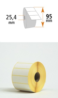 [ETI-20900310] Thermotransferetiket op rol 57x19mm (1900)