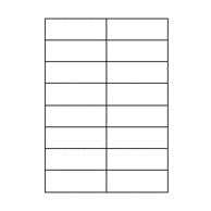 [ETI-32700032] Etiketten Etipage 16 etik/bl 105x37mm 200bl/d