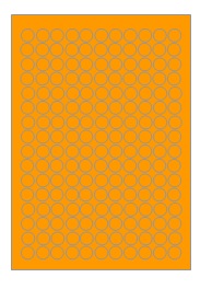 [ETI-31800570] Etiketten Etipage 176 etik/bl Ø15mm 100bl/d fluo oranje