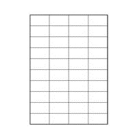 [ETI-32700022] Etiketten Etipage 40 etik/bl 52,5x29,7mm 200bl/d