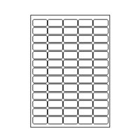 [ETI-31800601] Etiketten Etipage polyester 65 etik/bl 40x20mm 50bl/d wit