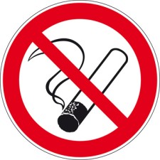 [ETI-250002] Pictogram verboden roken 200x200mm pp