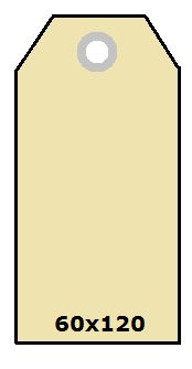 [ETI-RADIUM02] Hangkaartjes radium ft 60x120 225gr met versterkt oogje gems (1000)