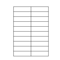 [ETI-30900034] Etiketten Etipage 20etik/bl 105x29,6mm 500bl/d