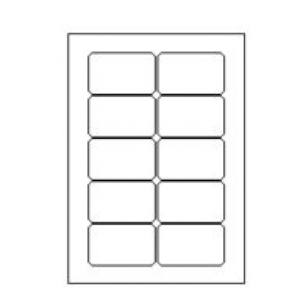 [ETI-31800049] Etiketten Etipage 10 etik/bl 80x50,8mm 100bl/d afneembaar mat