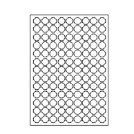 [ETI-31800084] Etiketten Etipage polyester 117 etik/bl Ø20mm 100bl/d