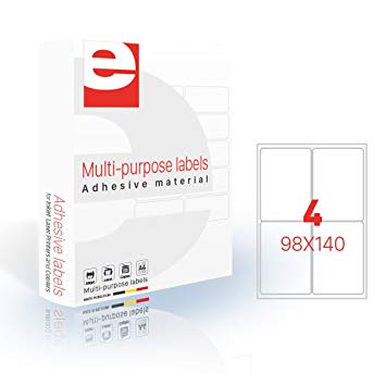 [ETI-38800015] Etiketten Scotchmark 3M 7883 permanent 04 etik/blad 98x140 zilver(50)