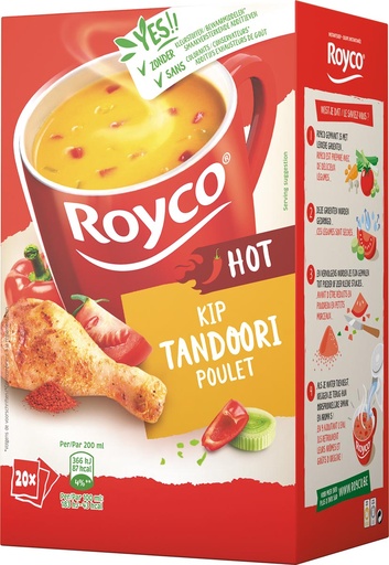 [TIM-000824] Minute soep Royco tandoori kip (20)