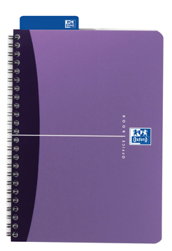 [TIM-002402] Spiraalschrift Oxford Office Urban Mix PP A5 geruit 180blz assorti