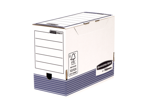 [TIM-0027701] Archiefdoos Fellowes Bankers Box System 260x315mm rug 150mm blauw